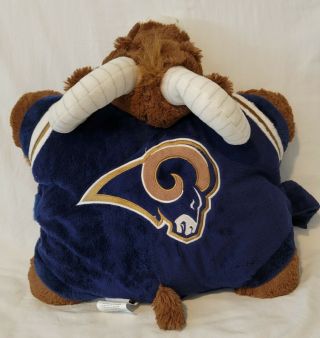 My Pillow Pets Los Angeles Rams Rampage Mascot Large 17 " Stuffed Plush