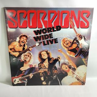 Scorpions - World Wide Live - 1985 Hard Rock Double Lp - Near Records