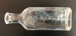 Antique Medicine Bottle - Goff 