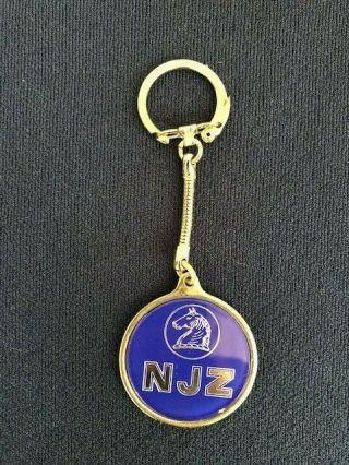 Old Njz Jersey Zinc Palmerton Pa Blue Keychain