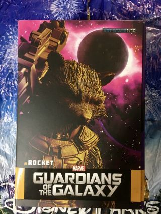 Marvel Guardians Of The Galaxy Rocket Raccoon Art Scale 1/10 Iron Studios