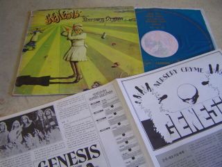 Genesis Nursery Cryme 1985 Korea Vinyl Lp 12 " Ex Prog/peter Gabriel/phil Collins