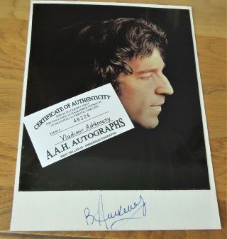 Vladimir Ashkenazy (russian Pianist) Signed Card With