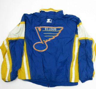 Vintage St Louis Blues Hockey Starter Jacket Kid 