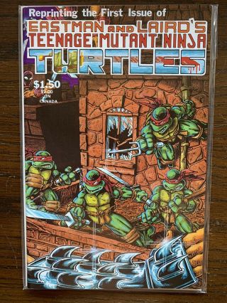 Teenage Mutant Ninja Turtles 1 1st Edition 4th Printing Tmnt 1 Eastman & Laird