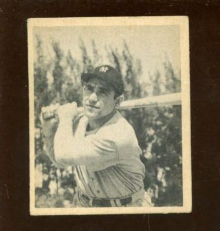1948 Bowman Baseball Card 6 Yogi Berra Rookie York Yankees Ex
