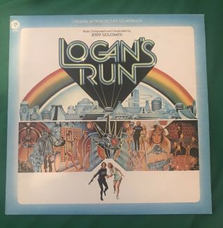 Logans Run Jerry Goldsmith - Soundtrack - 1976 - Ex / Ex
