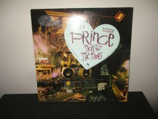 1987 Prince Sign O The Times Vinyl Record Lp Paisley Park,  Hype Sticker