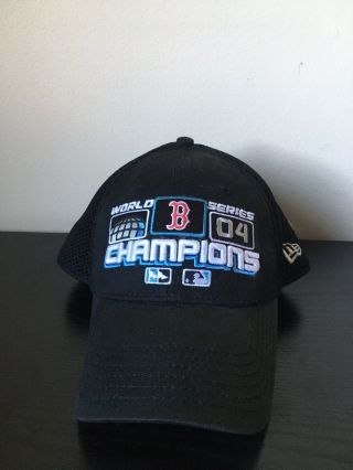Boston Red Sox Cap 2004 World Series Champions Era Locker Room Hat Black