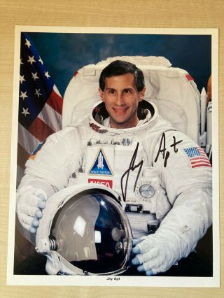 Nasa Shutte Astronaut Jay Apt Signed 10 " X 8 " Nasa Lithograph