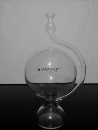 Glass Barometer Weather Predictor Bottle Albemarle Corp
