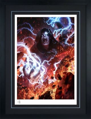 Darth Sidious:unlimited Power Framed Art Print 24x18 Star Wars 8/400