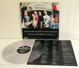 H2O thicker than water CLEAR VINYL Lp Record,  punk,  madball,  agnostic front 2
