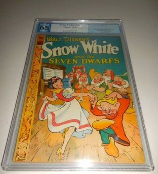 1944 Dell Four Color Fc 49 Snow White And The Seven Dwarfs Pgx 6.  5 Fine,