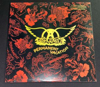 Aerosmith Permanent Vacation 1987 Geffen Vinyl Lp Ghs 24162 Ex/ex Promo Stamp