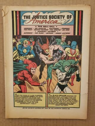 All - Star Comics 12 Wonder Woman Becomes Secretary For Justice Society 1942