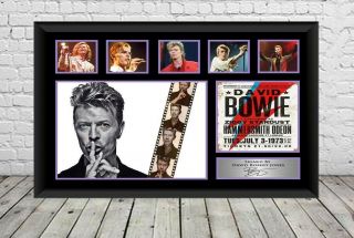 David Bowie Signed Photo Poster Print Autographed Print Memorabilia