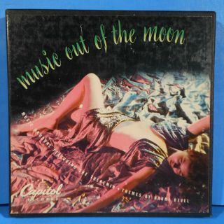 Harry Revel Les Baxter Music Out Of The Moon 3x7 " 1950 Vg,  /vg,