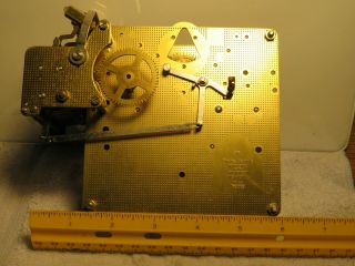 Vintage Franz Hermie Clock Movement 1051 - 030a West Germany 75cm Parts