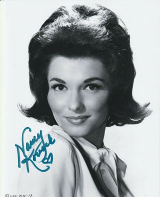 Glamour Gorgeous Actress Nancy Kovack Star Trek Signed Stunning 8x10 Portrait