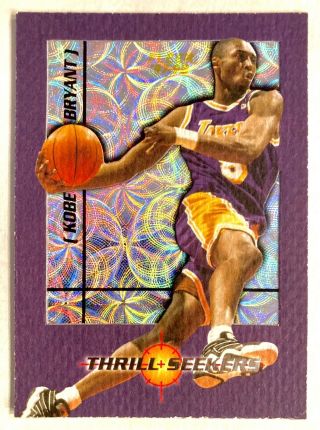 Kobe Bryant 1997 - 98 Fleer Thrill Seekers 2 2nd Year Rare Insert La Lakers Scope