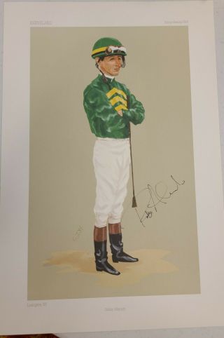 Autographed Robby Albarado Spring Meeting 2006 Keenland Collector Series Print