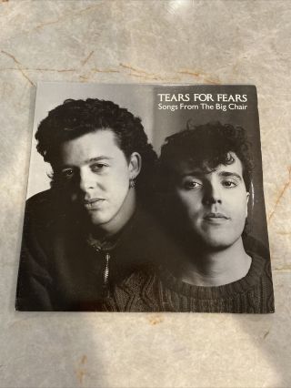 Tears For Fears Lp Songs From The Big Chair (1985,  Vinyl,  Polygram.  Us) 4248243001