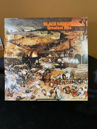 Black Sabbath " Greatest Hits " 1977 Vinyl Lp Vpi Cleaned Nems Uk Ozzy
