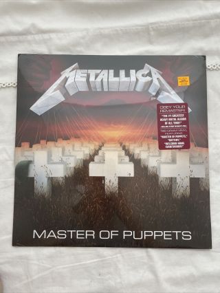 Metallica Master Of Puppets Lp Vinyl 1986