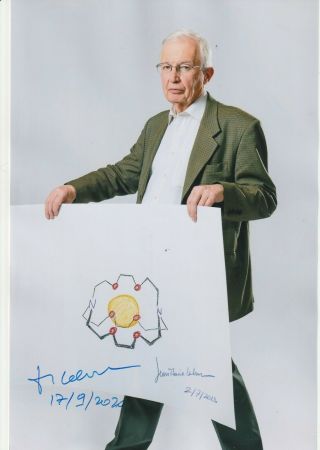 French Chemist & Nobel Prize Winner Jean - Marie Lehn Signed 8x12 Pic