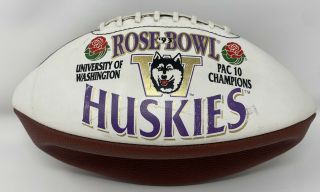 1993 Rose Bowl Washington Huskies Team Football Pac - 10 Champions - Please Read