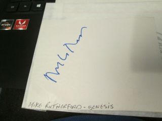 Mike Rutherford,  Genesis Autograph