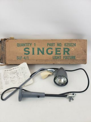 Singer Slf - 4/1 625024 Sewing Machine Light Industrial Articulating - Vintage