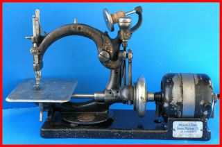 Wilcox & Gibbs Sewing Machine With Motor