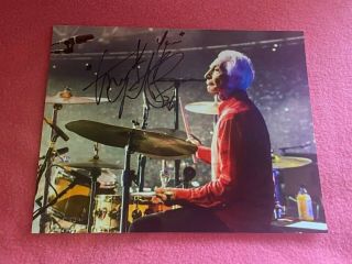 Charlie Watts Signed Autographed Rolling Stones 8x10 Photo Drummer Drums