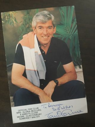 Tom O Connor Hand Signed Autograph Tv Liverpool 80s Star