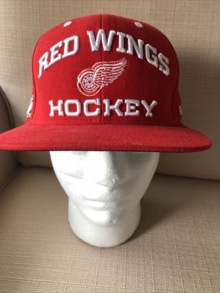 Detroit Red Wings Reebok Nhl Center Ice Hockey Cap Hat