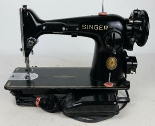 Vintage 1951 Singer 201 - 2 Direct Drive Sewing Machine - Tested/works,  Runs Well
