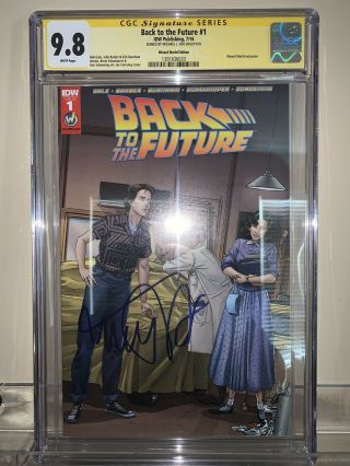 Cgc Ss 9.  8 Back To The Future 1 Wizard World Variant Signed By Michael J.  Fox
