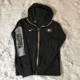 Women’s Med Georgia Bulldogs Nike Gray Full Zip Jacket