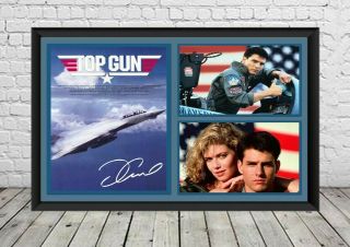Top Gun Movie Signed Photo Tom Cruise Autographed Poster Memorabilia