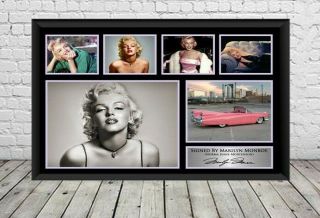 Marilyn Monroe Signed Photo Poster Print Memorabilia