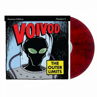 Voivod: The Outer Limits Red With Black Swirl Lp
