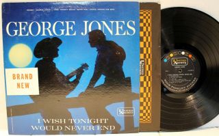 Rare Country Lp - George Jones - I Wish Tonight Would Never End - United Artists