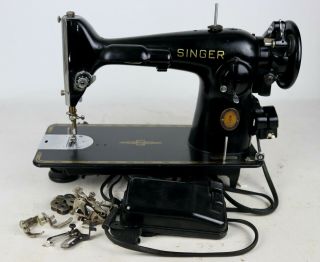 Vintage 1951 Centennial Singer 201 - 2 Direct Drive Sewing Machine - Tested/works