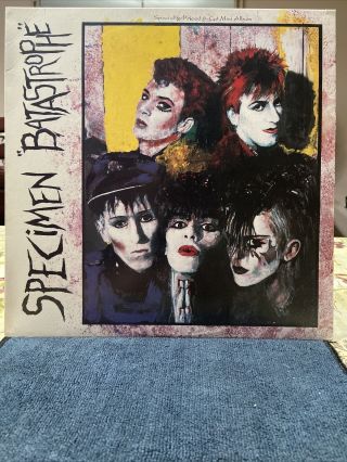 Specimen - Batastrophe Sire 25054 1983 Goth/new Wave Vinyl Lp,  Vinyl/ex Jack