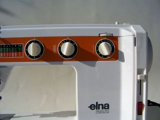 Elna Air Electronic TSP Sewing Machine - Runs/Powers on - w/ Foot Pedal,  Case 3