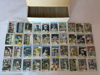 1973 Topps Baseball Trading Cards Complete Set Mike Schmidt Rookie Nolan Ryan