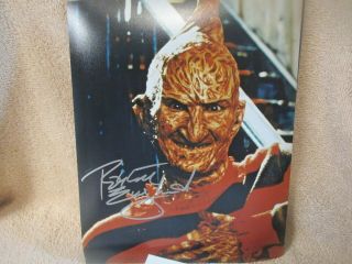 Robert Englund 8x10 Signed Photo Nightmare On Elm Street