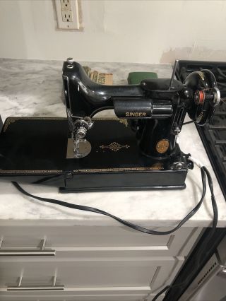 1950 Singer Featherweight 221 Portable Sewing Machine
